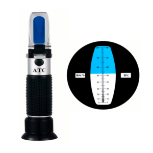 Refractómetro Brix de 0-80%