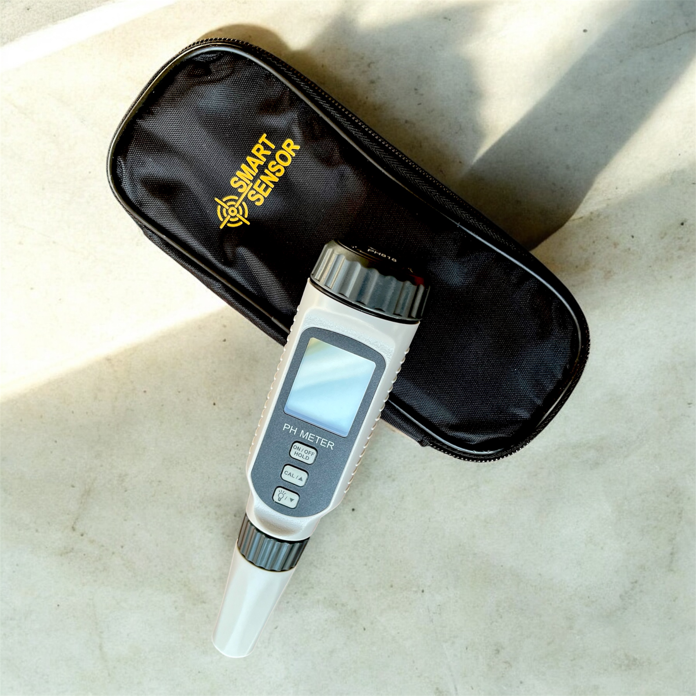 calibración de medidor de pH PH818 con soluciones buffer