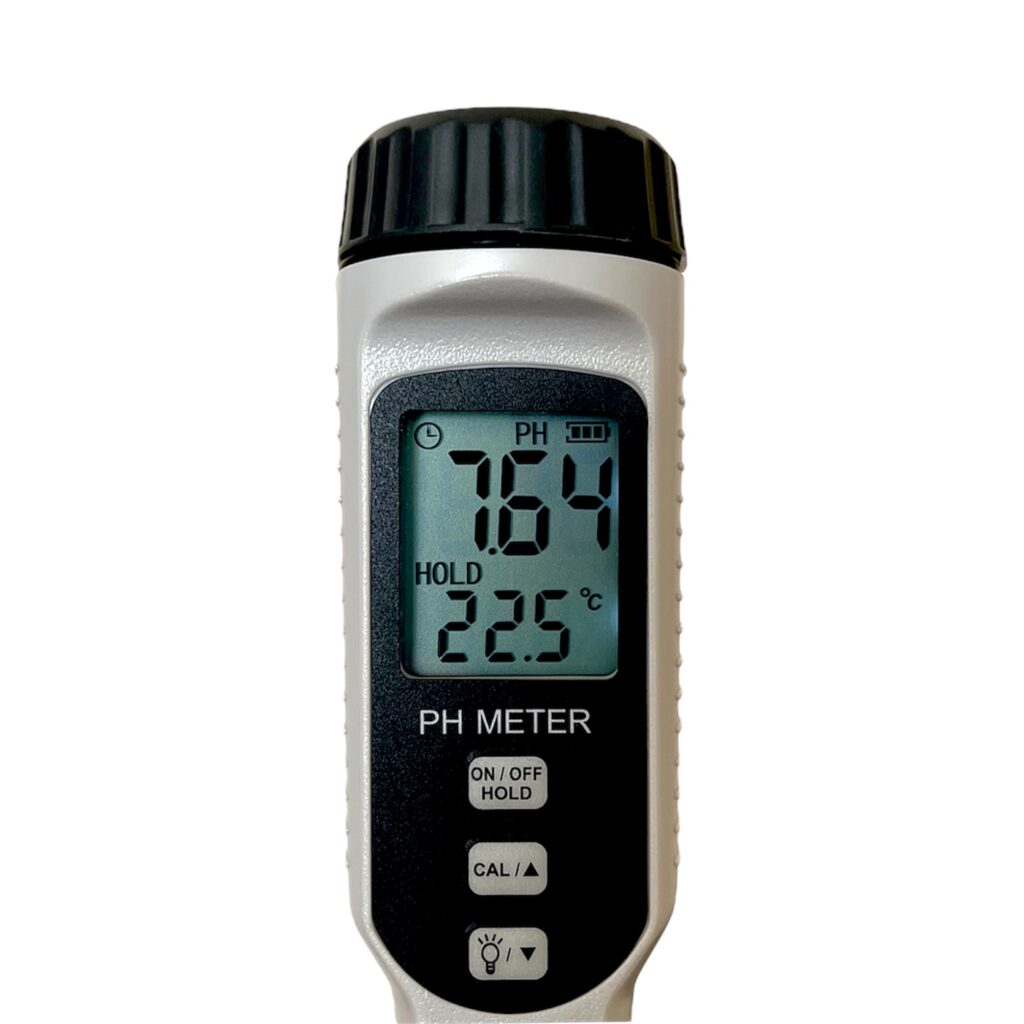 medidor de pH cambia constantemente de número y requiere calibración