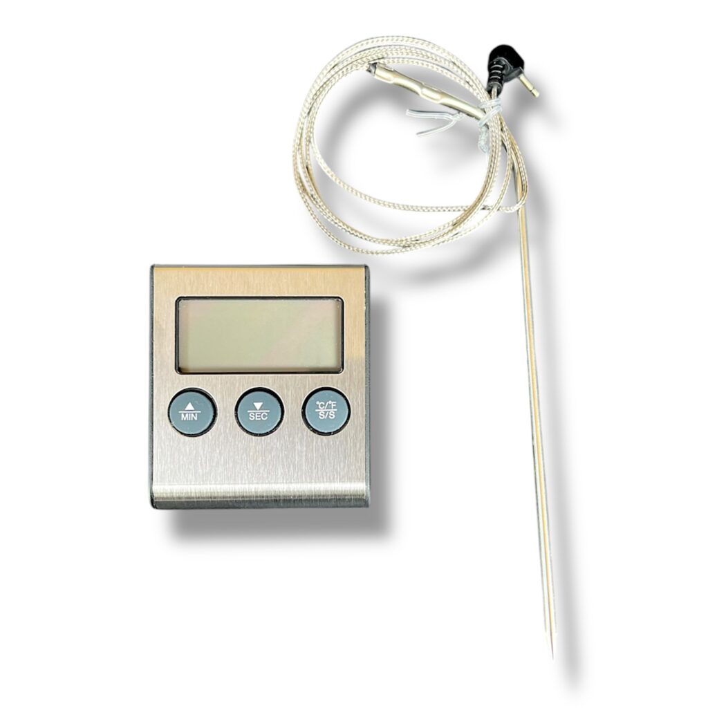 Medidor de temperatura en alimentos