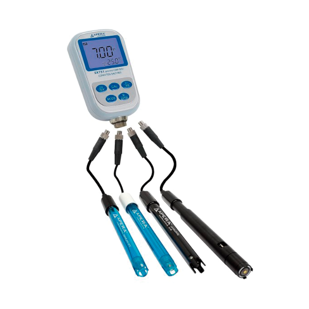 Apera Instruments SX751 pH, ORP, DO, Conductividad, TDS, Salinidad, Resistencia-cheming