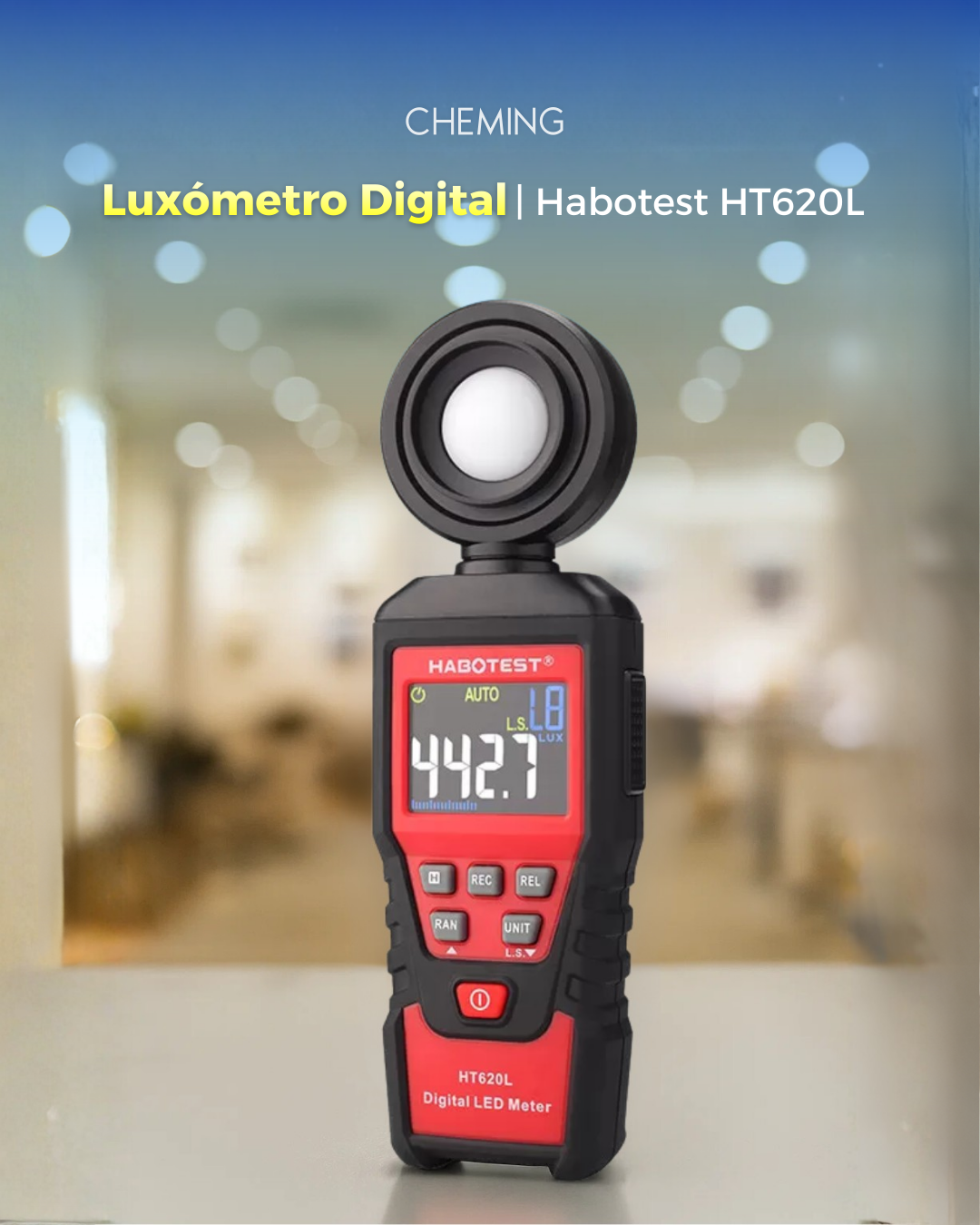 Habotest HT620L-LUXOMETRO-CHEMING-REFERENCIAL