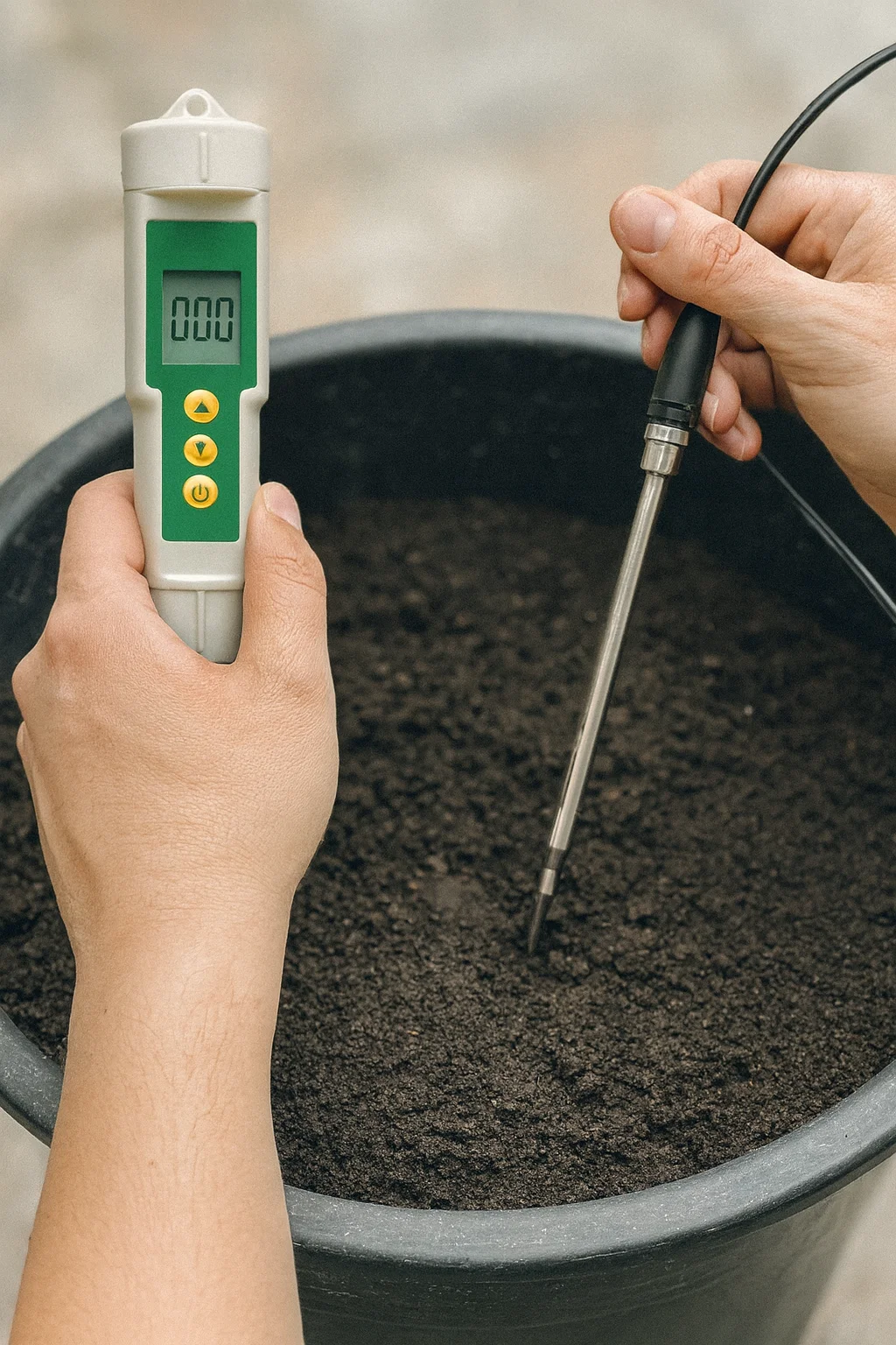 MEDIDOR STD-CE-FACTOR DE CONDUCTIVIDAD-CHEMING-IMAGEN REFERENCIAL-MEDICION DE CE-MUESTRA DE TIERRA-BLOG