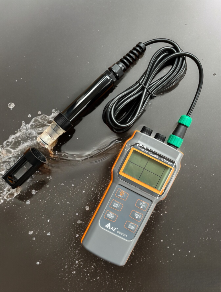 medidor multiparámetro AZ 86031 para oxígeno disuelto en larvas-CHEMING