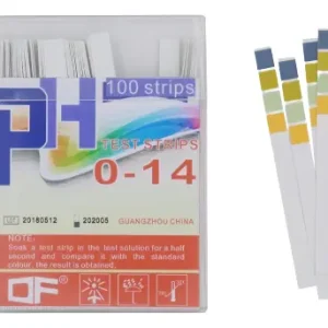 Tiras reactivas de pH 0 a 14