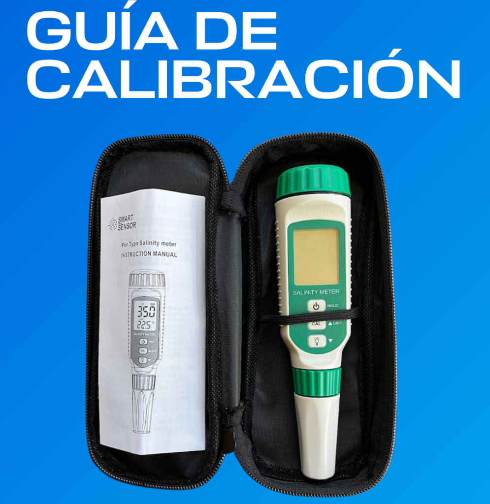 Guía de calibración del salinómetro Smart Sensor AR8012