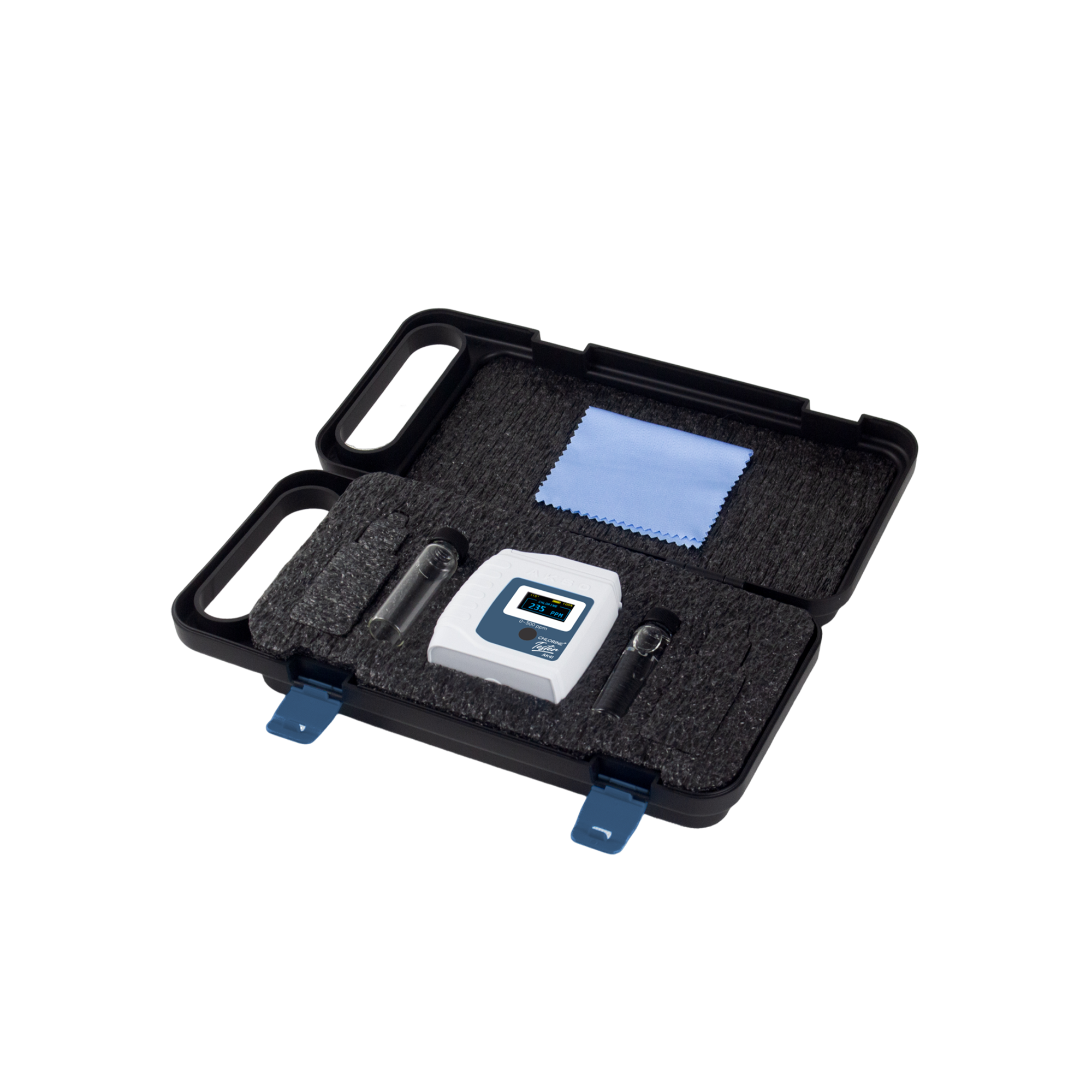 checker AKSO AK41 para control de cloro en piscinas y acuicultura