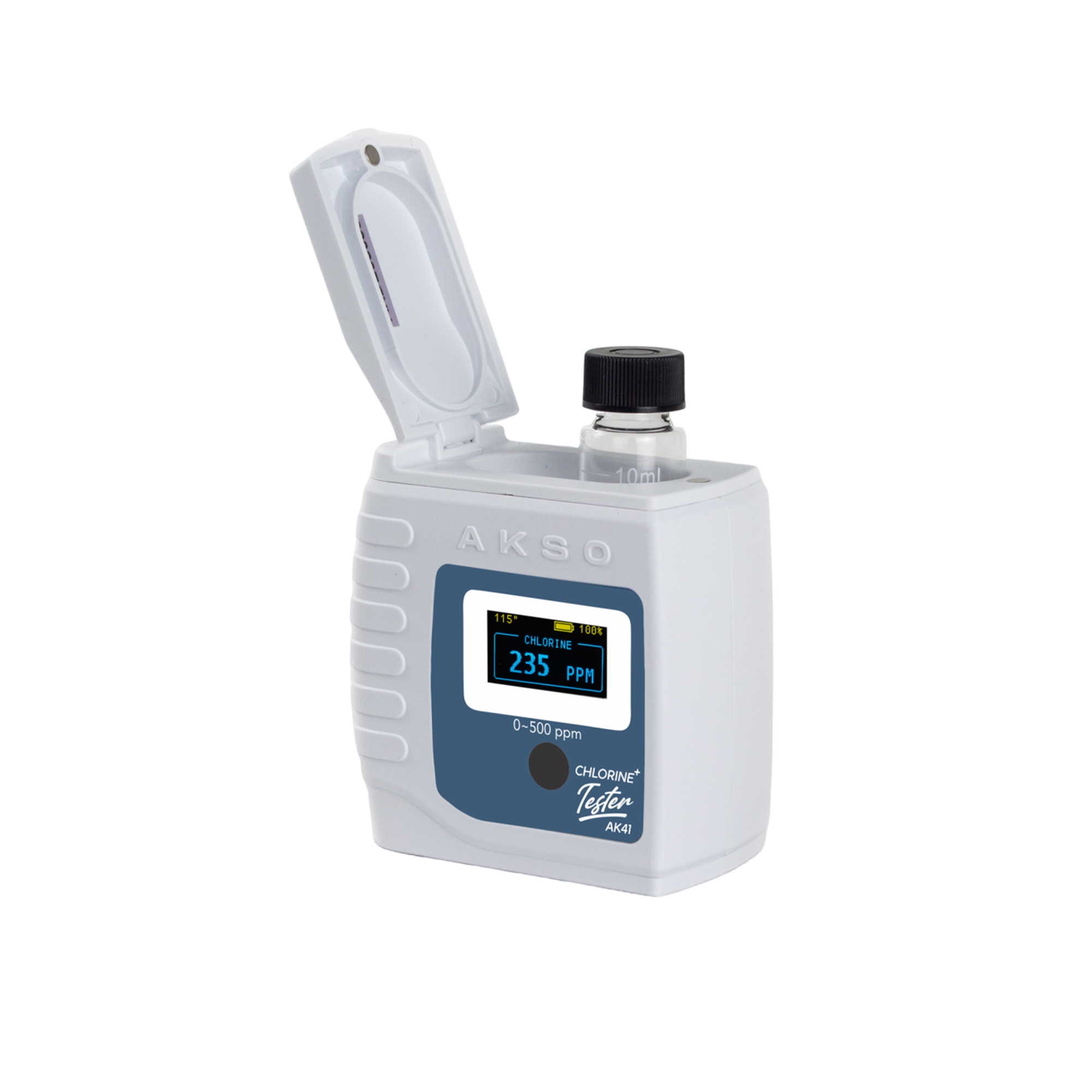 checker de cloro AKSO AK41 con lectura digital en ppm