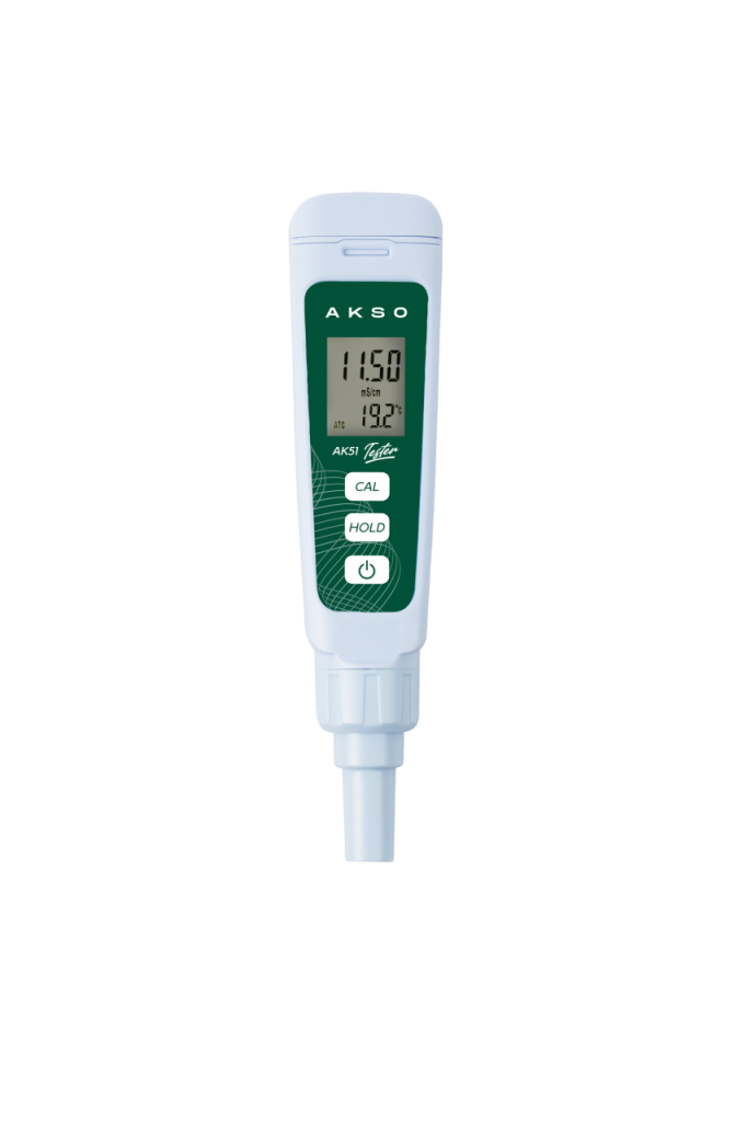 medidor de conductividad eléctrica de bolsillo AKSO AK51 para análisis de agua