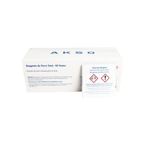envase de reactivo en polvo para hierro AK4046
